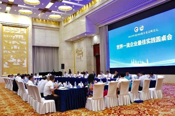 蒋锡培出席2019中国500强企业高峰论坛