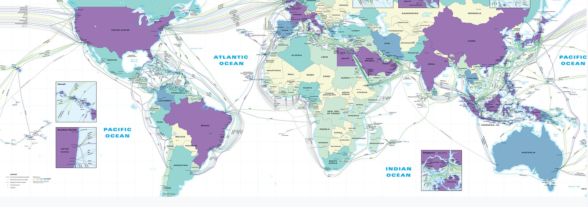 2021-27全球海底通信电缆年复合增11.1%